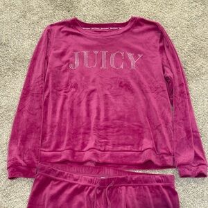 NWOT Juicy Couture Velour Set Large